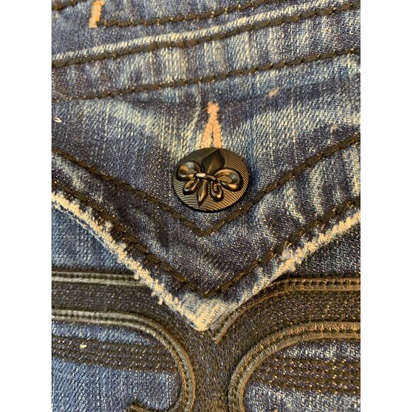 Rock Revival Mens John Straight Relaxed Fit Jeans Size 40 Flap Pockets 9009 - Picture 7 of 12